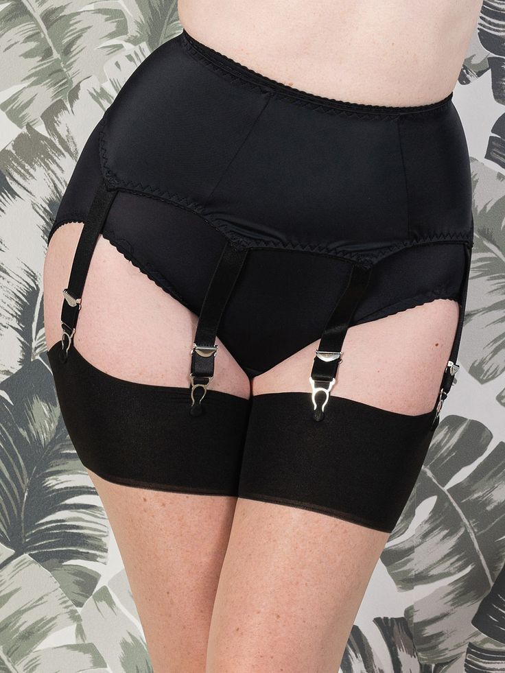 Suspender Belts For Women, What Katie Did, Suspender Clips, Stockings And Suspenders, Belt Design, Day 6, Suspender Belt, Boutique Brands, Black Lingerie