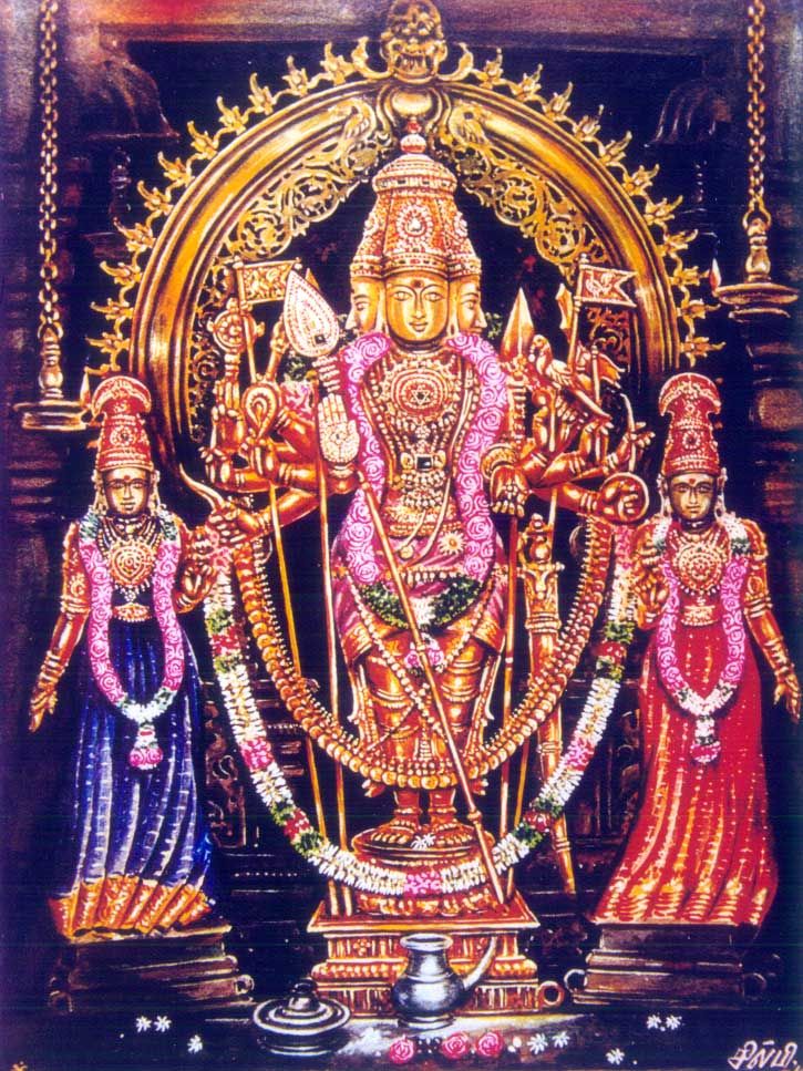 an image of lord ganesha and his three avatars in the form of a god