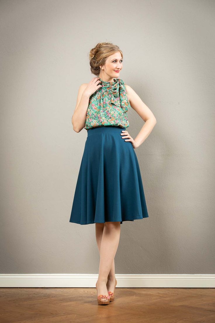 "Bonnie is a cozy skirt in elegant light blue. It is elastic, so the skirt does not need a zipper. A wonderful skirt for every day.. Bonnie is also available in many different colors. Size / Weight / \"Berlin Calling\" is available in sizes 36-42, for other sizes please send us your measurements. materials 70% viscose, 27% nylon. 3% Spandex Care instructions: Machine wash inside out at 30 degrees, iron on reverse hot Production Handmade in Berlin" Chic Blue Flared Maxi Skirt, Blue Flared Gathered Skirt, Blue Flowy Lined Skirt, Light Blue Flowy Lined Maxi Skirt, Flowy Light Blue Lined Maxi Skirt, Blue Flowy Skirt With Lining, Chic Blue Gathered Mini Skirt, Light Blue Flowy Midi Skirt, Chic Blue Voluminous Skirt