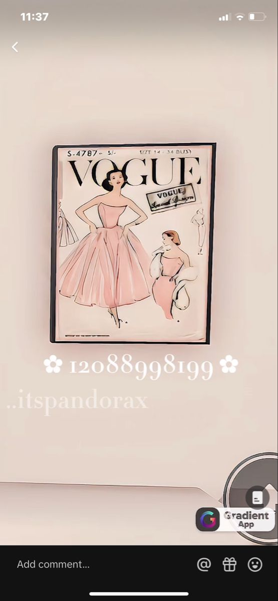 an old fashion magazine cover with a woman in a pink dress