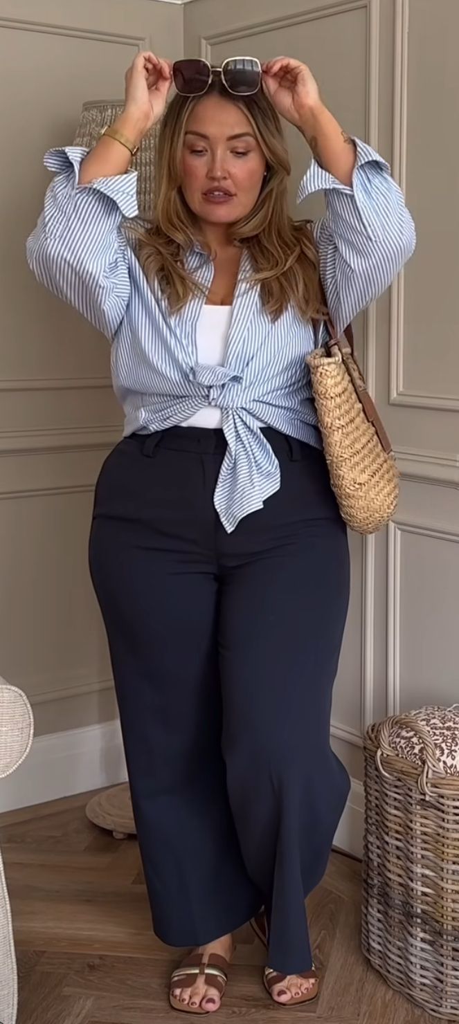 Plus Size Casual Formal Outfit, Plus Size Polished Look, Casual Elegant Outfits Plus Size, Plus Size Preppy Outfits Winter, Old Money Outfits Plus Size Woman, Mid Size Office Fashion, Old Money Look Plus Size, Plus Size Lawyer Outfit, Millennial Business Casual