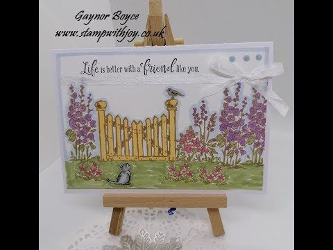 an easel with a card on it that says, life is better with a friend like you