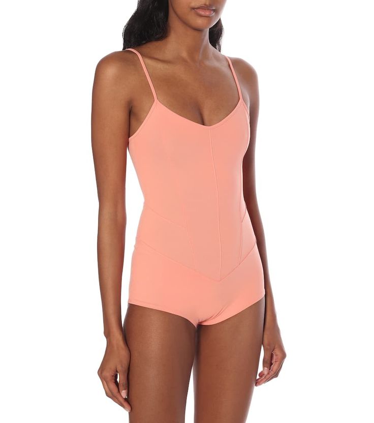 Summer Gym Bodysuit With Built-in Bra, Micro-elastic Nylon Leotard For Summer, Summer Shapewear Leotard With Lined Body, Pink Sleeveless Second-skin Bodysuit, Summer Nylon Leotard With Built-in Bra, Summer Second-skin Shapewear Leotard, Chic Summer Leotard With Built-in Bra, Summer Dancewear Bodysuit With Second-skin Fit, Summer Dancewear Bodysuit, Second-skin Fit