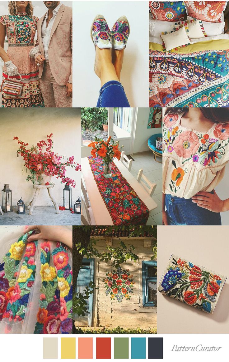 Pattern Curator, Flora Pattern, Color Boards, Beads Embroidery, Pattern Inspiration, Color Balance, Print Inspiration, Mood Board Fashion, Trend Forecasting