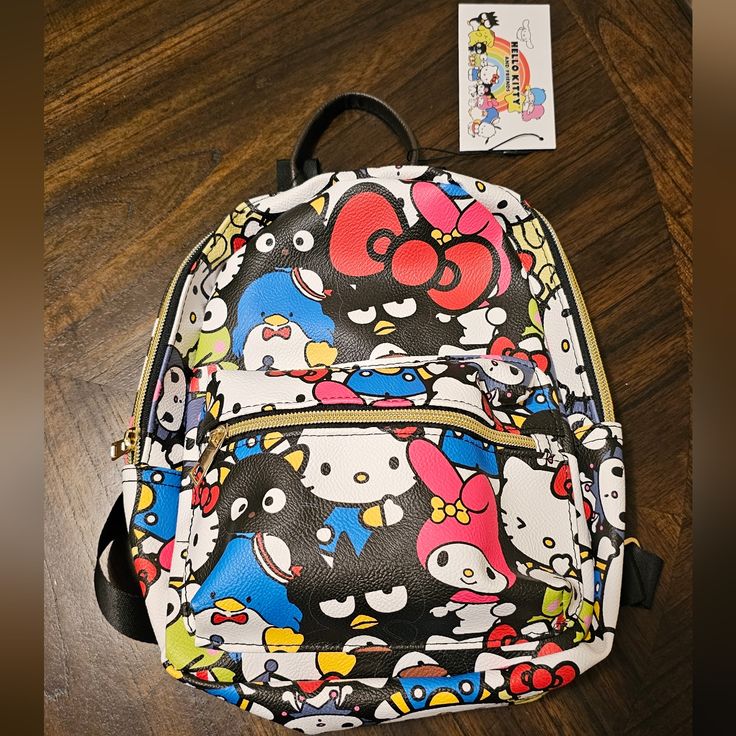 Nwt Hello Kitty And Friends Mini Backpack. Very Cute And Can Be Used For Everyday. Cute Hello Kitty Print Backpack For Travel, Cute Hello Kitty Travel Backpack, Cute Hello Kitty Print Backpack For Daily Use, Playful Hello Kitty Print Backpack For Travel, Playful Hello Kitty Print Standard Backpack, Kawaii Hello Kitty Backpack For Everyday Use, Hello Kitty Travel Backpack, Trendy Hello Kitty Print Bag For Back To School, Kawaii Hello Kitty Backpack For Travel