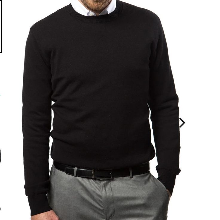 This Mens Slim Fit Sweater Is Designed To Fit You Snuggly And Perfectly! The Slim Fit Sweater Bestows An Awesome Professional Impression While Keeping You Warm And Cozy. Description: Pure Cotton Knit Construction Crew Neck Long Sleeves Pullover 100% Cotton Wipe To Clean Slim Fit Sweater, Sweaters Crewneck, Sweater Black, Cotton Knit, Long Sleeve Pullover, Black Sweaters, Warm And Cozy, Pure Cotton, Men Sweater