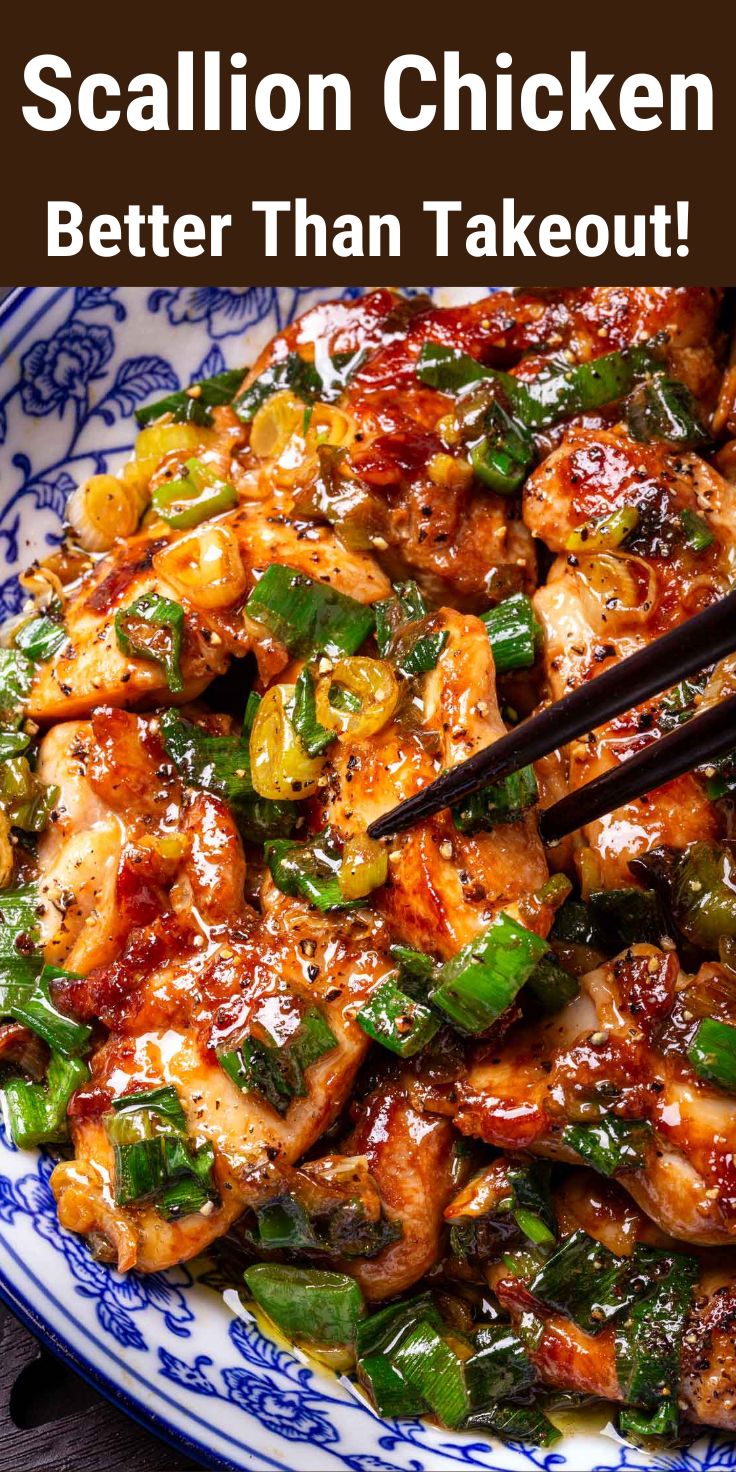 easy chicken dinner recipe, chicken recipe, dinner recipe, stir fry, budget recipe, budget mail planning, budgeting recipes, budget meals recipes, budget high protein meal prep, budget recipe dinner Scallion Chicken Recipe, Scallion Chicken, Chinese Chicken Recipes, Asian Dinners, Mapo Tofu, Chinese Cooking Recipes, Easy Chinese Recipes, Chicken Stir Fry, Tender Chicken