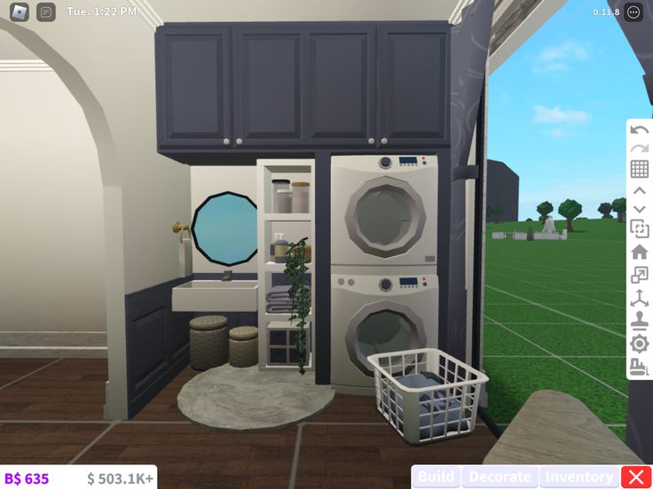 Bloxburg laundry room idea Bloxburg build idea bloxburg house family room laundry Bloxburg 2x4 Laundry Room, Laundry Room Ideas Bloxburg 2x3, Laundry Room Ideas In Bloxburg, Bloxburg Codes For Laundry Room, 2 By 1 Laundry Room Bloxburg, Laundry Room Idea Bloxburg, Cute Laundry Room Ideas Bloxburg, Small Laundry Room Ideas Bloxburg, Modern Laundry Rooms Bloxburg