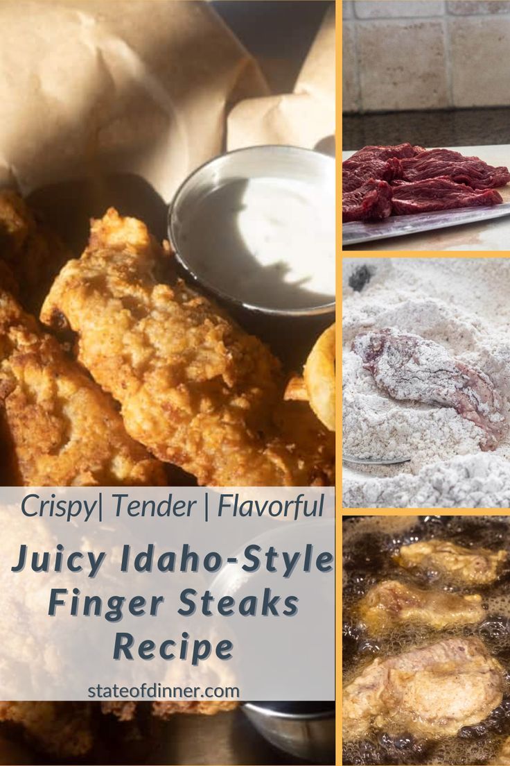 Process shots of Idaho fingers steaks recipe. Finger Steaks Recipe, Finger Steaks, Quick Pork Chop Recipes, Family Breakfast Recipes, Pork Recipes For Dinner, Country Fried Steak, Hearty Casseroles, Weeknight Dinner Recipe, Beef Recipes For Dinner