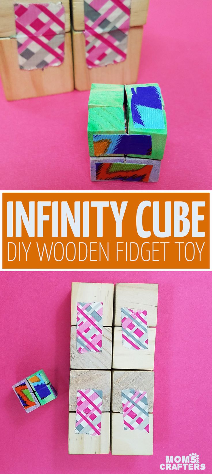 an easy diy wooden fidget toy for kids to make