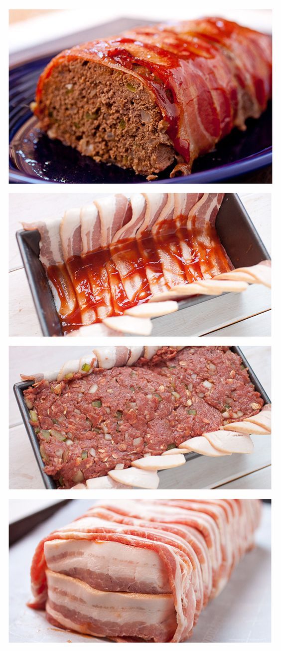 meatloaf is being prepared and sliced on a plate