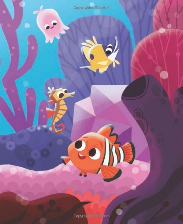 an underwater scene with fish, seahorses and other marine creatures in the background