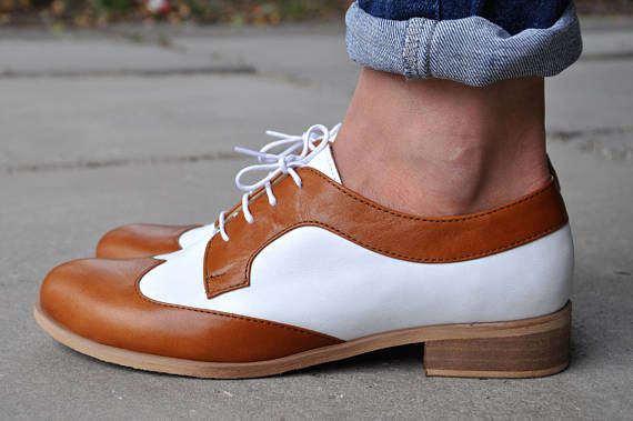 Astoria Womens Derby Handmade Oxfords Brown shoes Oxfords White Lace-up Shoes With Brogue Detailing, Spring White Wingtip Leather Shoes, White Leather Shoes With Rubber Sole And Flat Heel, White Casual Pointed Toe Leather Shoes, White Brogue Lace-up Shoes With Round Toe, White Brogue Oxford Shoes With Pointed Toe, White Lace-up Shoes With Pointed Toe And Leather Sole, White Lace-up Shoes With Stitched Sole, White Brogue Oxfords With Flat Heel