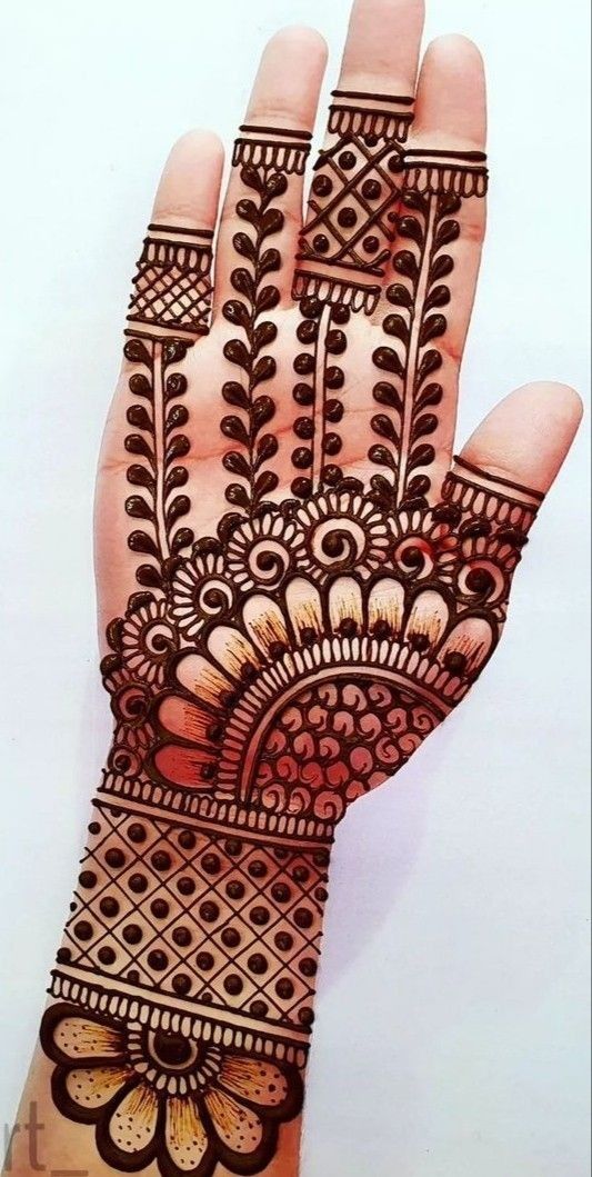 mehandi designs Mehandi Design For Hands Simple, Meganthi Design Simple Full Hand, Mehendi Easy Designs For Hands, Simple Mehndi Designs Front Hand Easy Arabic Back, Mehndi Designs Simple Right Hand, Mendhi Designs Simple Front Hand Full, Easy Mahendi Design Simple Front Hand, Mylanchi Designs Simple, Mehedi Design Simple Easy