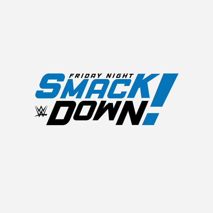 the logo for friday night smack down