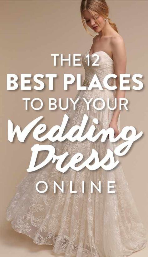 the 12 best places to buy your wedding dress online