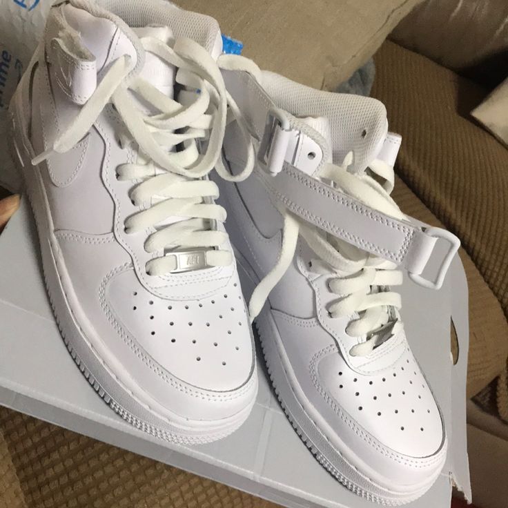 High Top Nike Air Force 1 High Top Nike Air Force, Air Force High, High Top Nike, Nike Air Uptempo, White Athletic Sneakers, Toddler Nike Shoes, Air Max 90 Leather, Shoes Nike Air Force, Purple Nikes