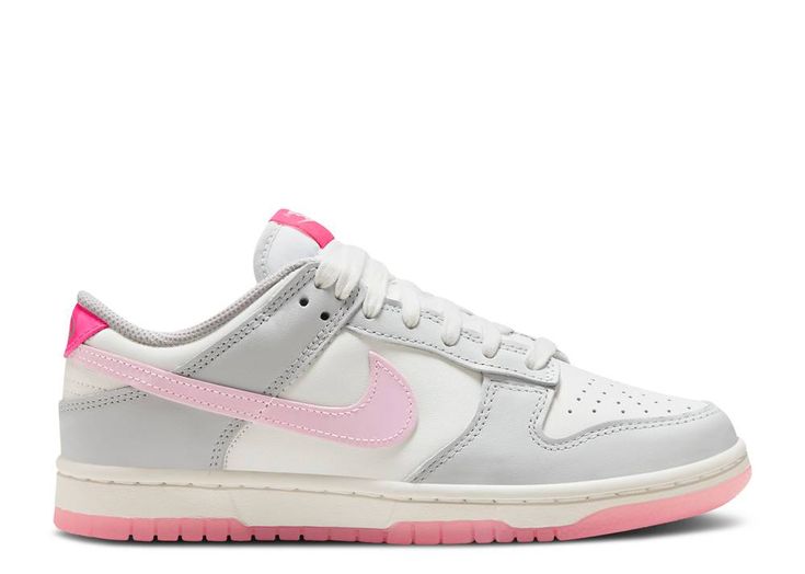 Wmns Dunk Low '520 Pack Pink Foam' - Nike - FN3451 161 | Flight Club Nike Dunk Low 520, Dunks White, Dunks Pink, Grey Dunks, Shoes Dunks, Blue Dunks, Pink Dunks, White Dunks, Wmns Dunk Low