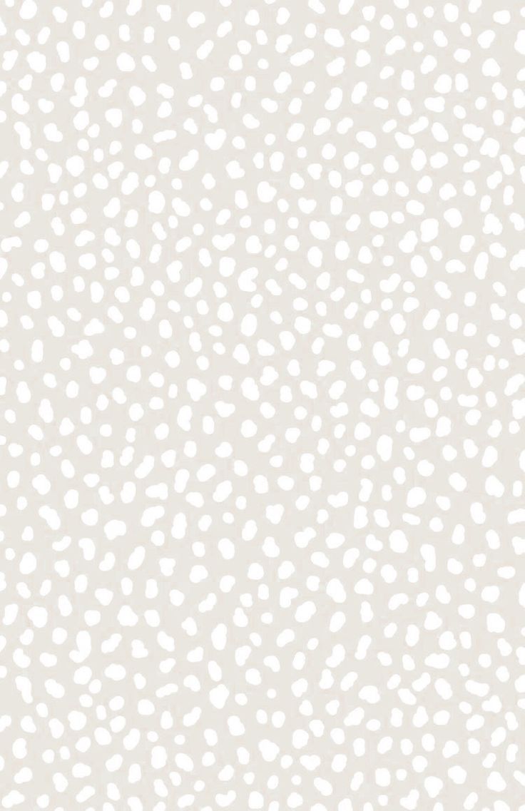 an animal print pattern with white spots on a light gray background, suitable for wallpaper or fabric