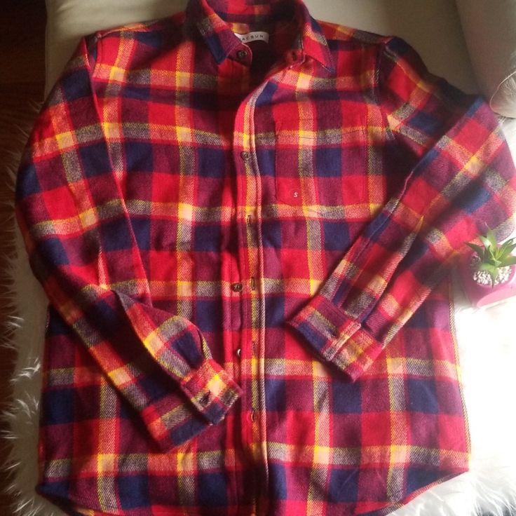 Pacsun Red Yellow Flannel Shirt Yellow Flannel Shirt, Yellow Flannel, Flannel Outfits, The Flash, Flannel Shirt, Casual Shirts For Men, Button Down Shirts, Pacsun, Shirt Color