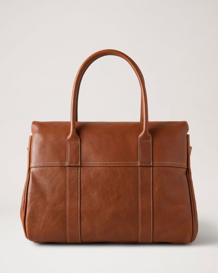 Bayswater | Oak NVT | Bayswater | Mulberry Timeless Top Handle Briefcase For Everyday Use, Cognac Textured Leather Work Bags, Cognac Textured Leather Workwear Bags, Timeless Tote Shoulder Bag, Timeless Cognac Bag, Cognac Smooth Grain Bag For Work, Classic Cognac Shoulder Bag With Smooth Grain, Timeless Everyday Shoulder Bag With Smooth Grain, Timeless Textured Leather Tote Satchel