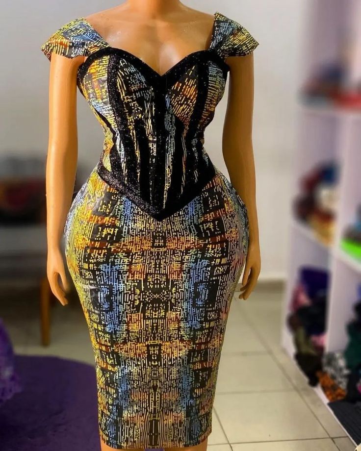 Short Gown Style, Ankara Long Gown Styles For Ladies, Latest Ankara Short Gown Styles, Latest Ankara Long Gown Styles, Gown Styles For Ladies, Latest Ankara Short Gown, Short Gown Styles, Ankara Styles For Women, Ankara Dress Designs