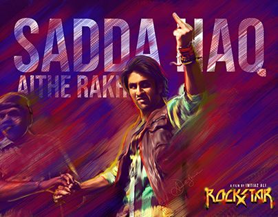 the movie poster for sadda jao at the rak kao with two men