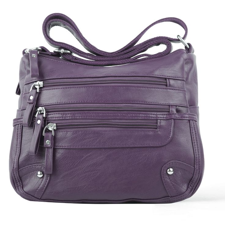 PRICES MAY VARY. Material: Made of soft and durable waterproof PU leather, thickened lining,classic and elegant hardware, smooth zippers making it a versatile option for daily use. Multi Pockets(10 POCKETS) Handbag:This womens shoulder bag has a 3 zipper pockets in front,2 zipper pockets on top(inside pockets: 1 back wall zip pocket and 1 slip pocket), 2 slip pockets on sides and 1 zipper pocket in back. Keeping wallets,iPad mini, mobile phones,pens, coin purse and other daily essentials well or Phone Pen, Work Handbag, Pocket Handbag, Purses For Women, Stylish Shoulder Bag, Pocket Book, Shoulder Handbag, Satchel Bag, Leather Pouch