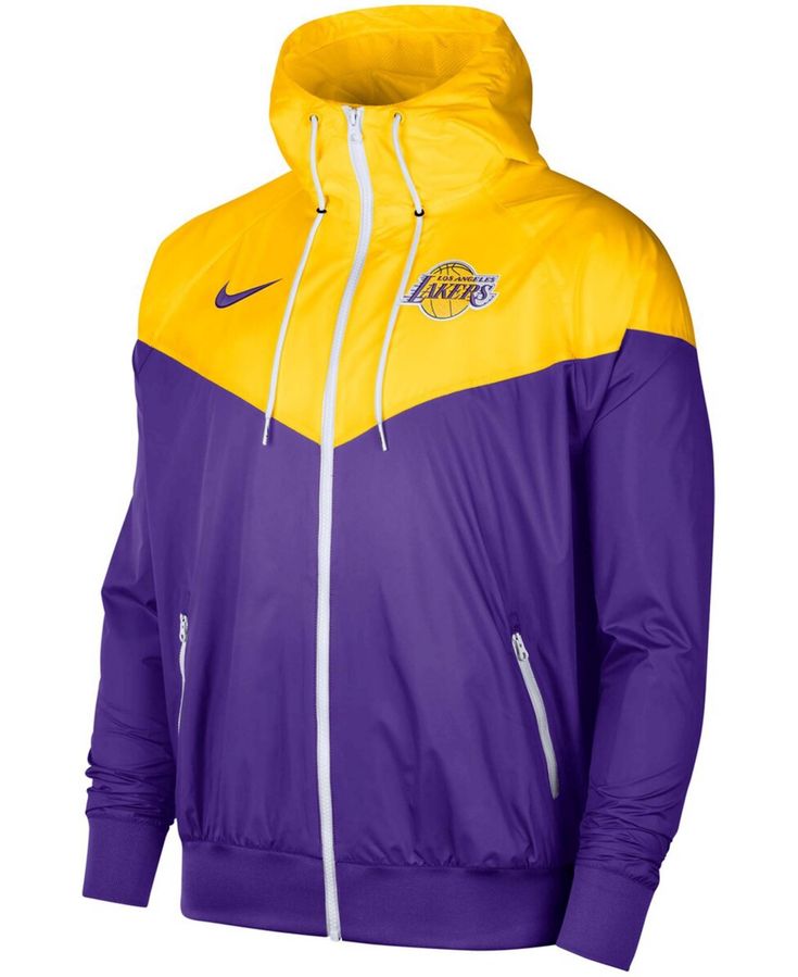 Lakers Courtside, Lakers Hoodie, Gossip Girl Outfits, Windrunner Jacket, Raglan Hoodie, Nba Logo, Nike Gold, 75th Anniversary, Satin Jackets