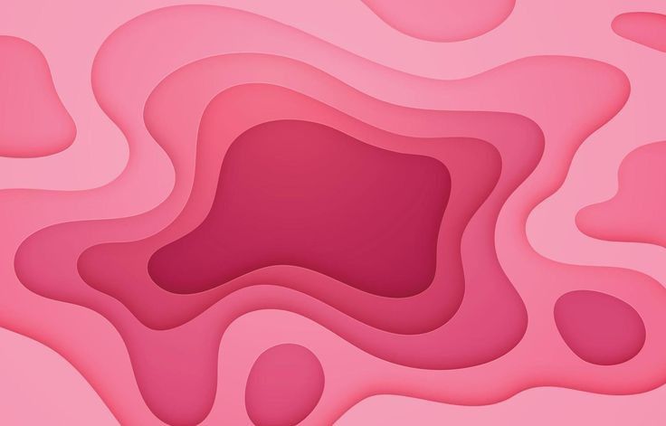 an abstract pink background with wavy shapes