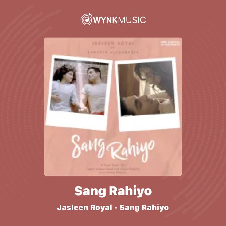 an advertisement for song rahiyo with two pictures on the front and back cover