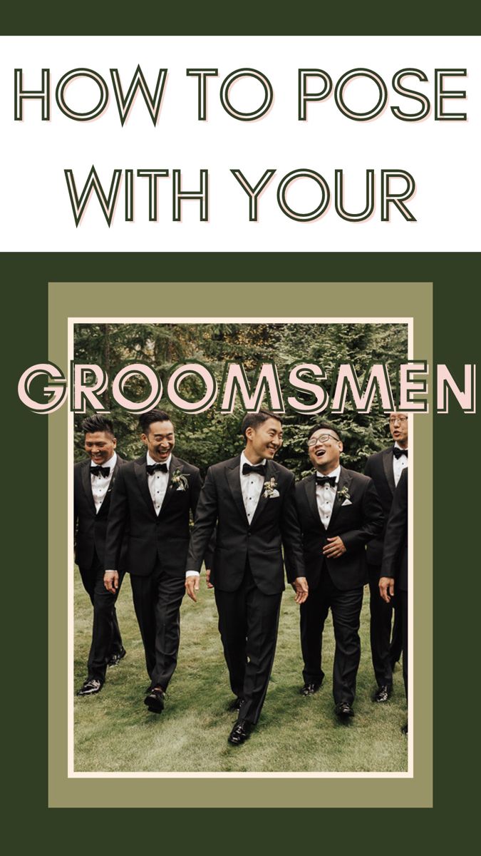 Wedding Posing Guide, Fun Groomsmen Photos, Wedding Pictures Poses With Bridal Party Photo Ideas, Wedding Getting Ready Pictures Guys, Groomsmen Photo Ideas Getting Ready, Groomsmen Prompts, Groom Photos Poses, Groomsman Photo Ideas, Guys Getting Ready Wedding Photos