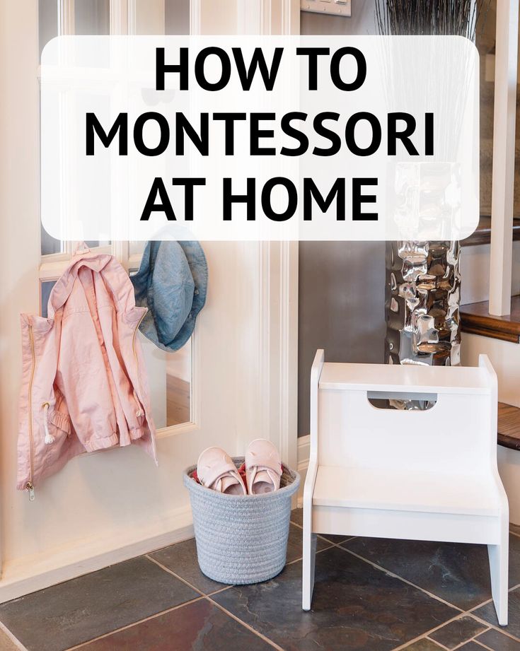 a white chair sitting in front of a mirror next to a shelf with shoes on it