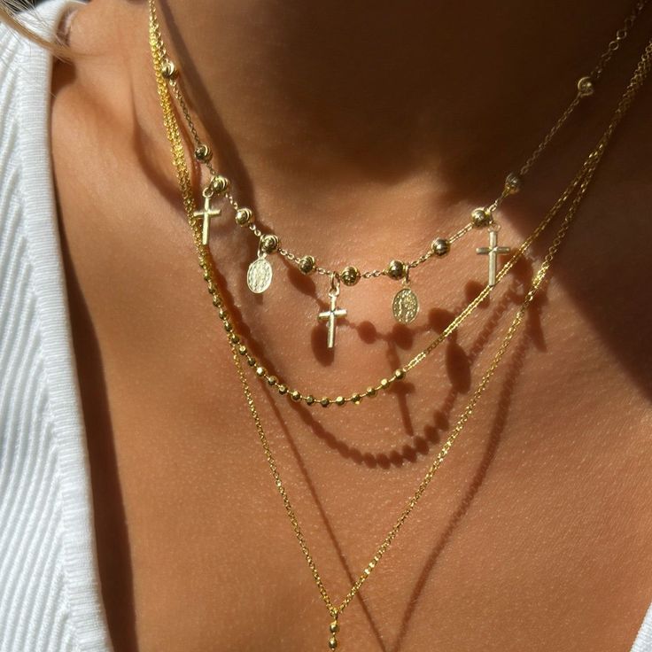 14kt Gold over Sterling Silver .925 Rhodium over Sterling Silver .925 16 Inch Length with 2 Inch Extension Made in Italy Style #AL240106 14k Gold Filled Tarnish Resistant Fine Necklace, Spiritual Clavicle Chain With Cross Pendant, Spiritual Cross Pendant Clavicle Chain, Gold Hallmarked Dangle Jewelry, Spiritual 14k Gold Filled Tarnish-resistant Jewelry, Yellow Gold Sterling Silver Necklaces With Charms, Sterling Silver Yellow Gold Necklaces With Charms, Sterling Silver Yellow Gold Necklace With Charms, Rose Gold Plated Dangle Jewelry