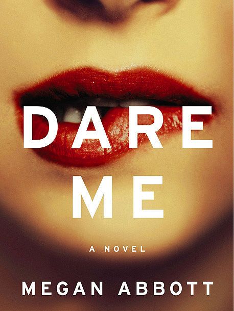 an image of a woman's lips with the words dare me on it,