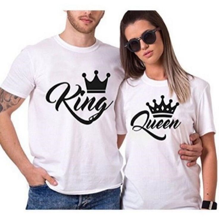 Discover the perfect King Queen Couples T-Shirt to celebrate your love. Crafted for comfort and style, our matching tees are the ideal way to showcase your unity. Shop now and upgrade your couple style! White Graphic Tee For Family, White Graphic Tee For Family Events, Couples Cotton Tops With Letter Print, Black Cotton Couples T-shirt, White Graphic T-shirt For Family Occasions, White Graphic Print T-shirt For Family Occasions, Black Cotton T-shirt For Couples, White Text Print T-shirt For Family, White Matching Couples T-shirt