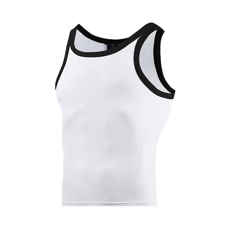 The lightweight, breathable fabric (260G ±5%g/m²) efficiently wicks away moisture, keeping you cool and dry during your toughest workouts. Its athletic fit ensures comfort and flexibility for any type of physical activity. Durable construction guarantees longevity, making it perfect for intense activities. Versatile in nature, this tank can be layered over sports bras or under jackets for a sporty look. Model Information: 174 cm, 72 kg, wearing size L. Compression Activewear With Moisture-wicking For Light Sports, Compression Moisture-wicking Activewear For Light Sports, White Breathable Moisture-wicking Activewear, Technical Nylon Activewear For Sports Events, Functional Activewear With Breathable Mesh, White Moisture-wicking Activewear In Breathable Fabric, White Moisture-wicking Breathable Activewear, Sporty Moisture-wicking Activewear For Sports, Moisture-wicking High Stretch Activewear For Sports