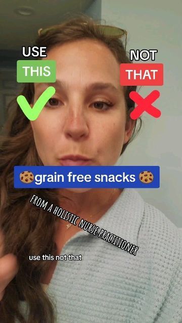 Alyssa | Holistic Nurse Practitioner | Jersey Shore on Instagram: "Grains are very inflammatory to the body and we usually recommend our patients cut and/or decrease them from their diets! . . . Share with or tag someone that would benefit from this video 🥰" Holistic Nurse, Grain Free Snacks, Nurse Practitioner, Jersey Shore, Tag Someone, The Body, Healthy Snacks, Life Hacks, Diet