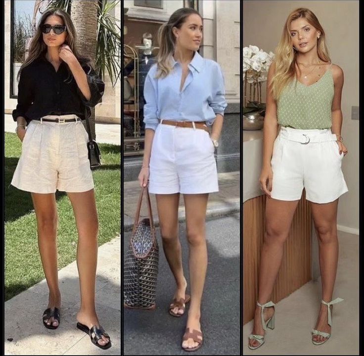 Summer Outfits 2017, Hygge Style, Miami Outfits, Summer Holiday Outfits, 30s Fashion, Summer Wardrobe Essentials, Smart Casual Style, Look Short, Preppy Style Summer