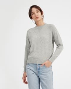 Women’s Cashmere Crew | Everlane Long Puffer, Ageless Style, Womens Cashmere, Denim Jackets, Women's Coats, Outerwear Women, Fit In, Blazer Jacket, Coats For Women