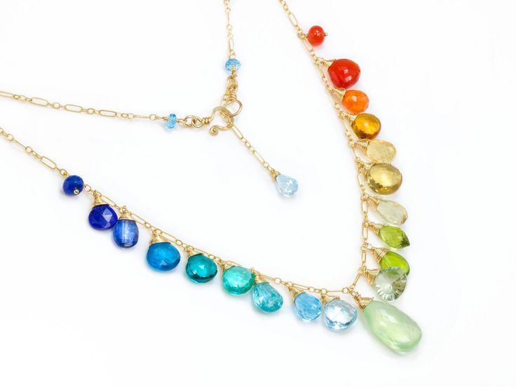 THE JEWELRY IS SHIPPED via DHL EXPRESS (2-5 days delivery door to door). THE DHL SHIPPING COST IS INCLUDED IN THE PRICE. The Candy Necklace - Rainbow Multi Gemstone Necklace in Gold Filled, Precious Drop Necklace ► Measurements / Details: - Necklace Length: Made to order - Clasp: Secure Artisan Clasp (possible to change to a regular 9mm Lobster Clasp, just please leave a note during the checkout or write me) - Gold: High quality 14K Gold Filled - Silver: High quality Sterling Silver ► Gemstones: Multicolor Pendant Necklace In Fine Jewelry Style, Multicolor Gemstone Beads Jewelry For Celebration, Multicolor Gemstone Pendant Necklace, Colorful Gemstone Necklaces For Gifts, Fine Jewelry Multicolor Gemstones With Accents, Colorful Gemstone Beads Jewelry For Gift, Multicolor Gemstone Accent Fine Jewelry Necklaces, Colorful Multi-stone Jewelry Gift, Multicolor Multi-stone Jewelry For Gifts