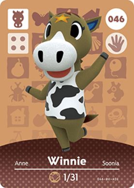 a card with a cartoon cow standing on it's hind legs in front of a brown background