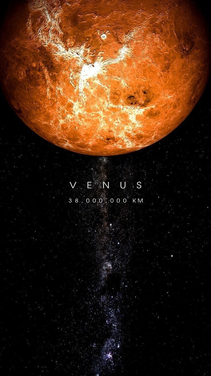 an image of the planet venus taken from space