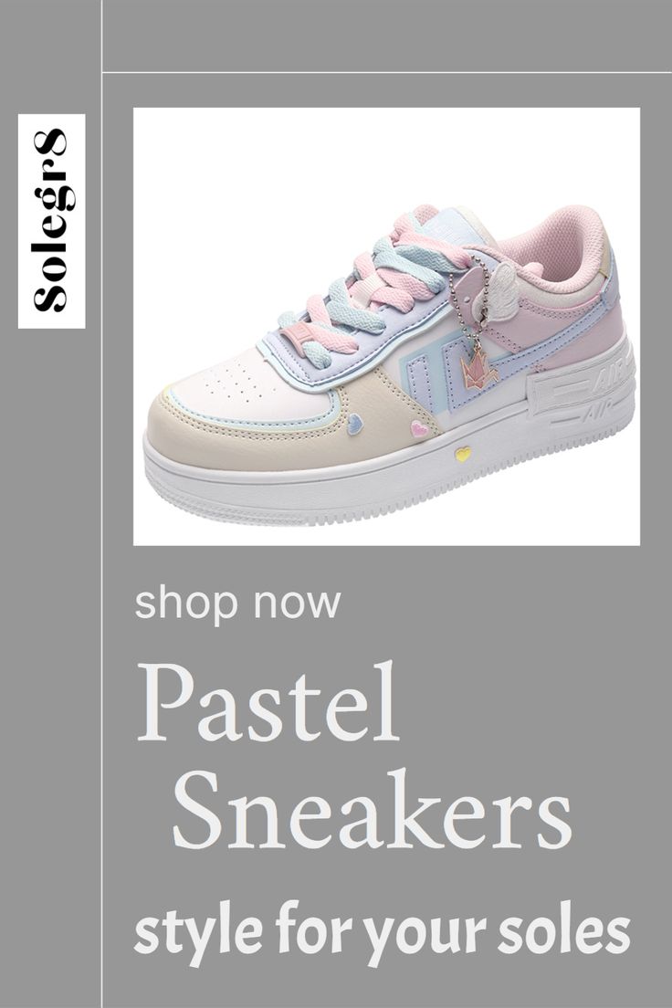 Breeze through your day in our breezy pastel sneakers! ��🍦👟 Soft hues, ultimate comfort, and a style that speaks spring. Whether you're running errands or just enjoying a casual day out, these sneakers are your go-to for effortless chic. #PastelSneakerDiaries #StyleInEveryStep #FreshKicks Pastel Sneakers, Athletic Chic, Chic Sneakers, Chunky Trainers, Trending Sneakers, Women Sneakers, Trendy Sneakers, Effortless Chic, Casual Everyday