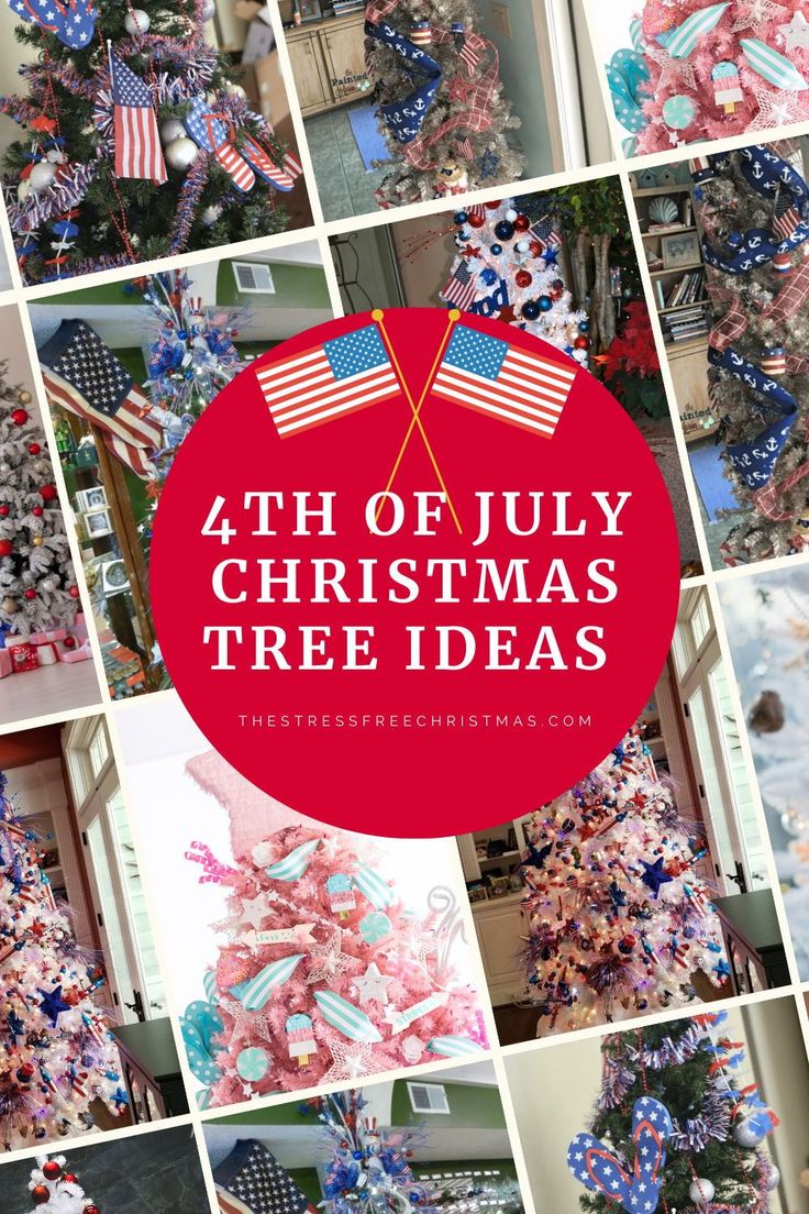 the fourth of july christmas tree ideas