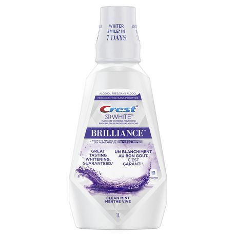 Crest 3D White Brilliance Alcohol Free Whitening Mouthwash, Clean Mint | Walmart Canada Crest 3d White Brilliance, Mint Mouthwash, Whitening Mouthwash, Mouth Wash, Crest 3d White, Bath N Body Works, Victoria Secret Fragrances, White Smile, Sugar Body Scrub