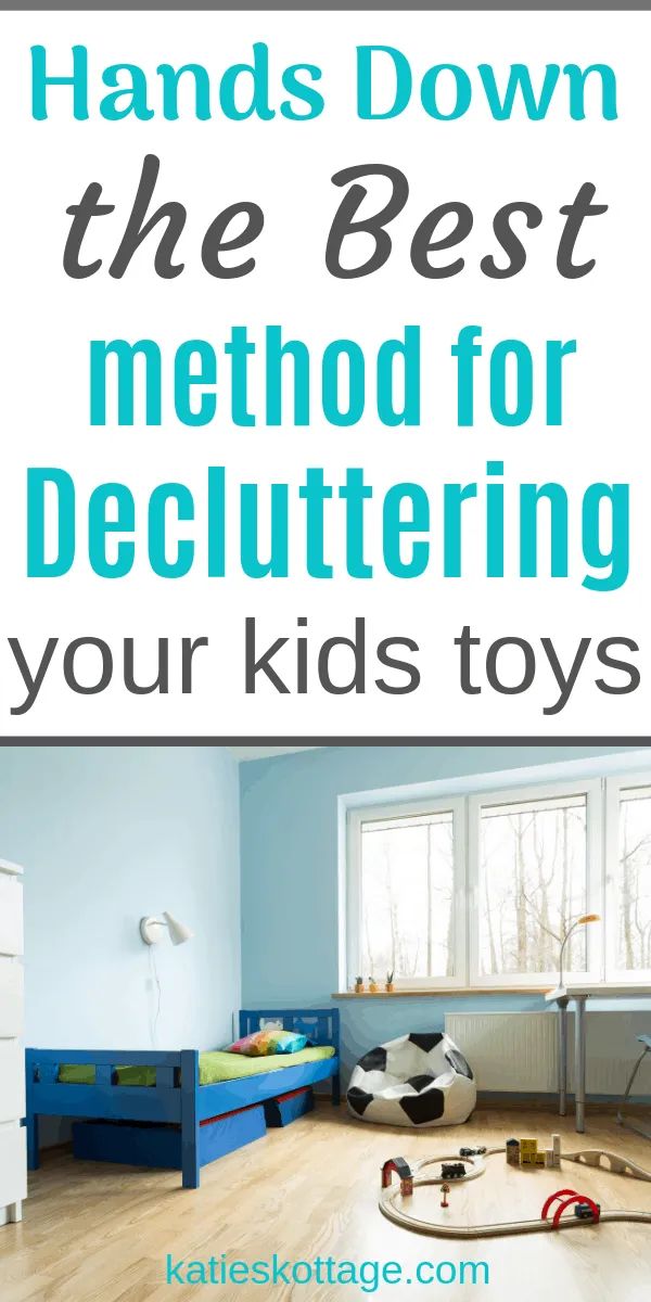 the best method for decluttering your kids toys