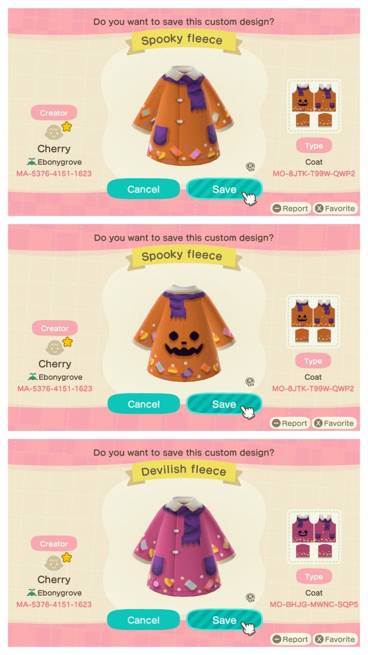 the different types of clothes in animal crossing are shown on this screen, and there is also