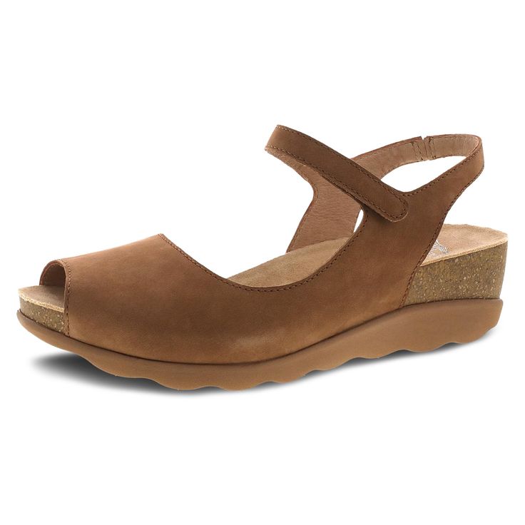 PRICES MAY VARY. SIMPLE STYLE: Our Marcy quarter strap sandal features an adjustable ankle strap with hook and loop closure, making it versatile for work to weekend. QUALITY CONSTRUCTION: Chrome-free leather linings and leather uppers treated with Scotchgard protector for stain resistance. LONG STANDING SUPPORT: EVA/cork footbed provides all-day comfort. DANSKO WOMEN'S SHOES: Providing quality footwear with legendary comfort, Dansko shoes for women are chosen by those who expect modern style wit Slip On Wedge Sandals, Sandal For Women, Tan Wedges, Dansko Shoes, How To Make Shoes, Sandal Fashion, Wedge Sandal, Strap Heels, Arch Support