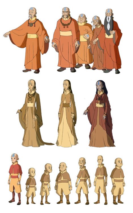 several different types of people dressed in medieval clothing